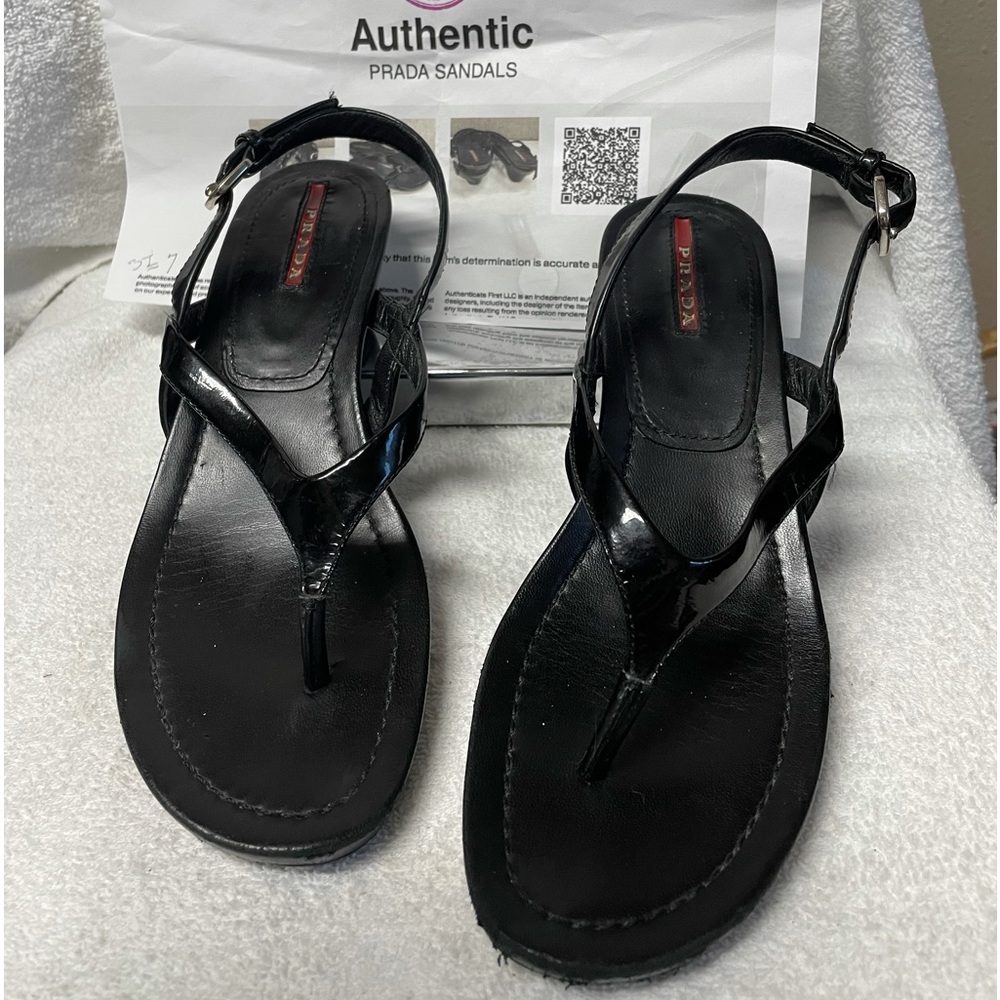 Prada Wedge Sandals - Picture 2 of 11